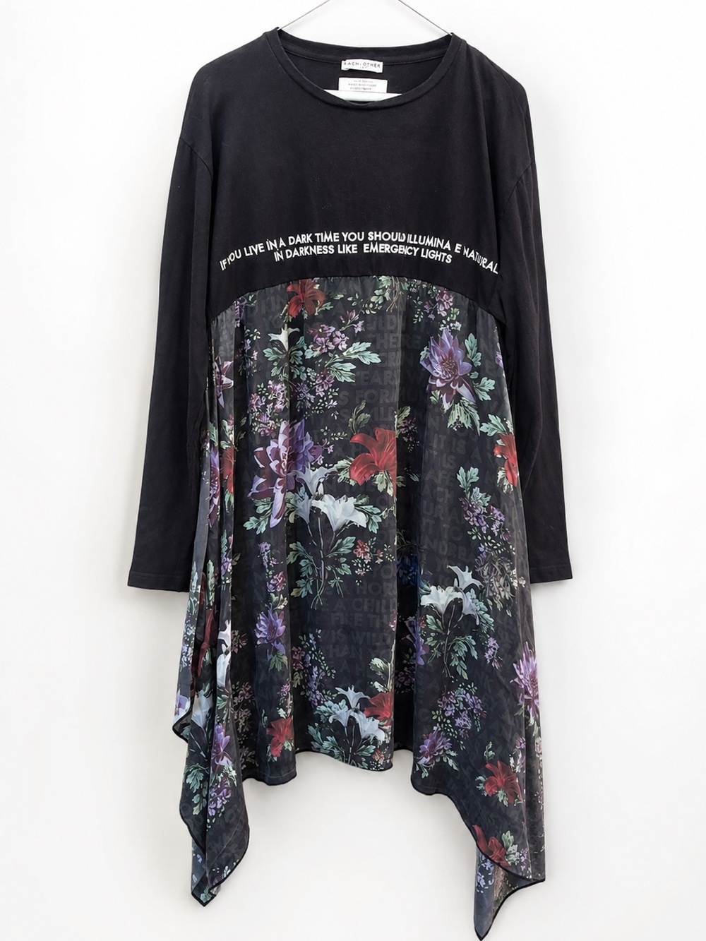 Each x Other x Robert Montgomery Silk Panel Dress M Limited Edition